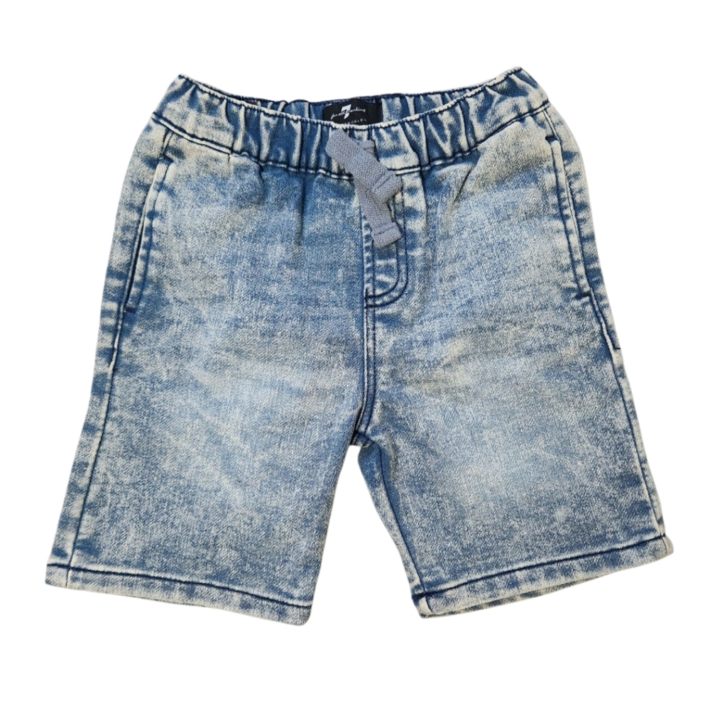 7 For All Mankind Stylish Blue Denim Kids Shorts 24 Months